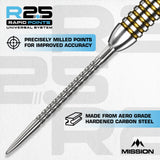 Mission R2.5 Rapid Dartspitzen - Stahlspitze - SC1
