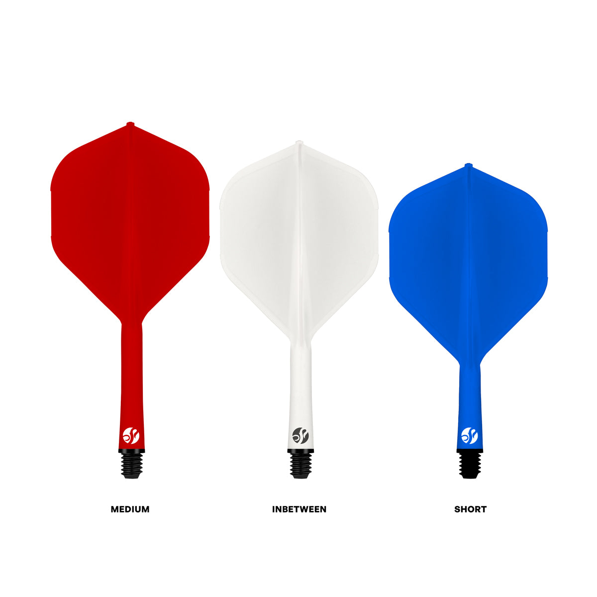 Shot Flight Deck - Einteiliges Dart Flight und Schaftsystem - Tricolor