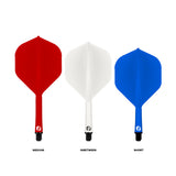 Shot Flight Deck - Einteiliges Dart Flight und Schaftsystem - Tricolor