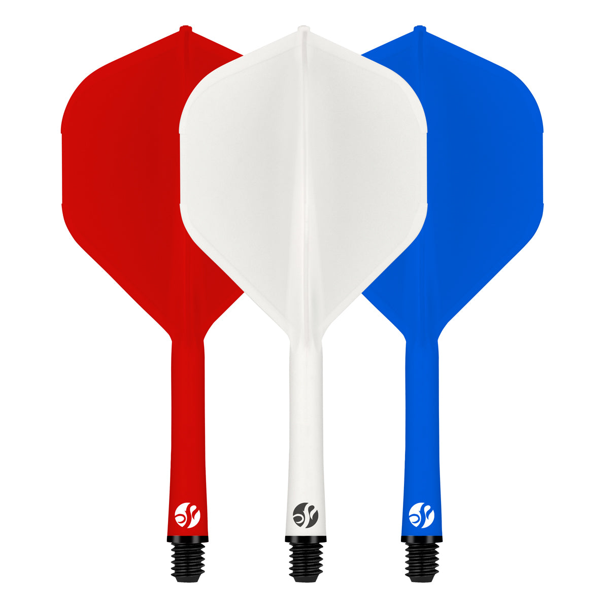 Shot Flight Deck - Einteiliges Dart Flight und Schaftsystem - Tricolor
