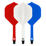 Shot Flight Deck - Einteiliges Dart Flight und Schaftsystem - Tricolor