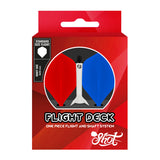 Shot Flight Deck - Einteiliges Dart Flight und Schaftsystem - Tricolor