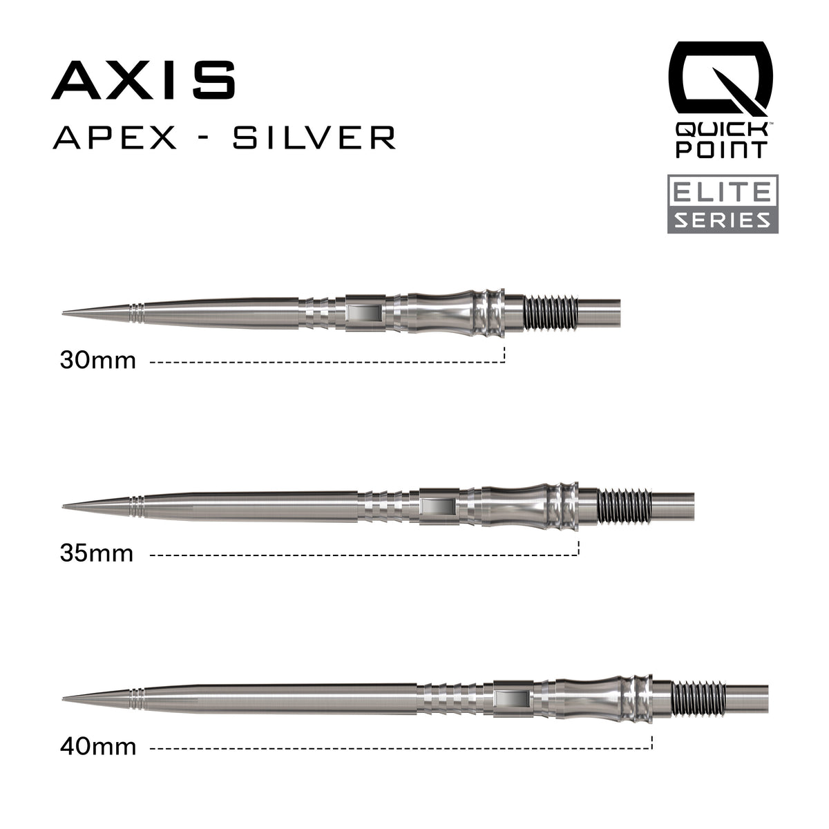 Harrows Quick Points - Stahlspitze - Apex Axis
