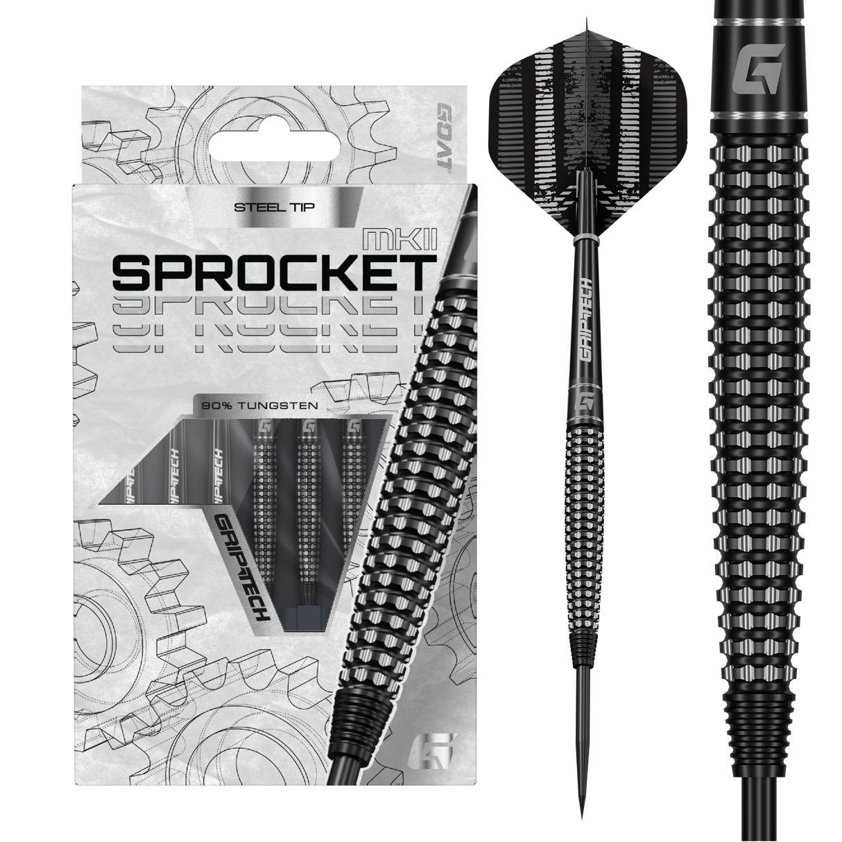 Goat Sprocket MkII Darts - Stahlspitze - 90% Tungsten