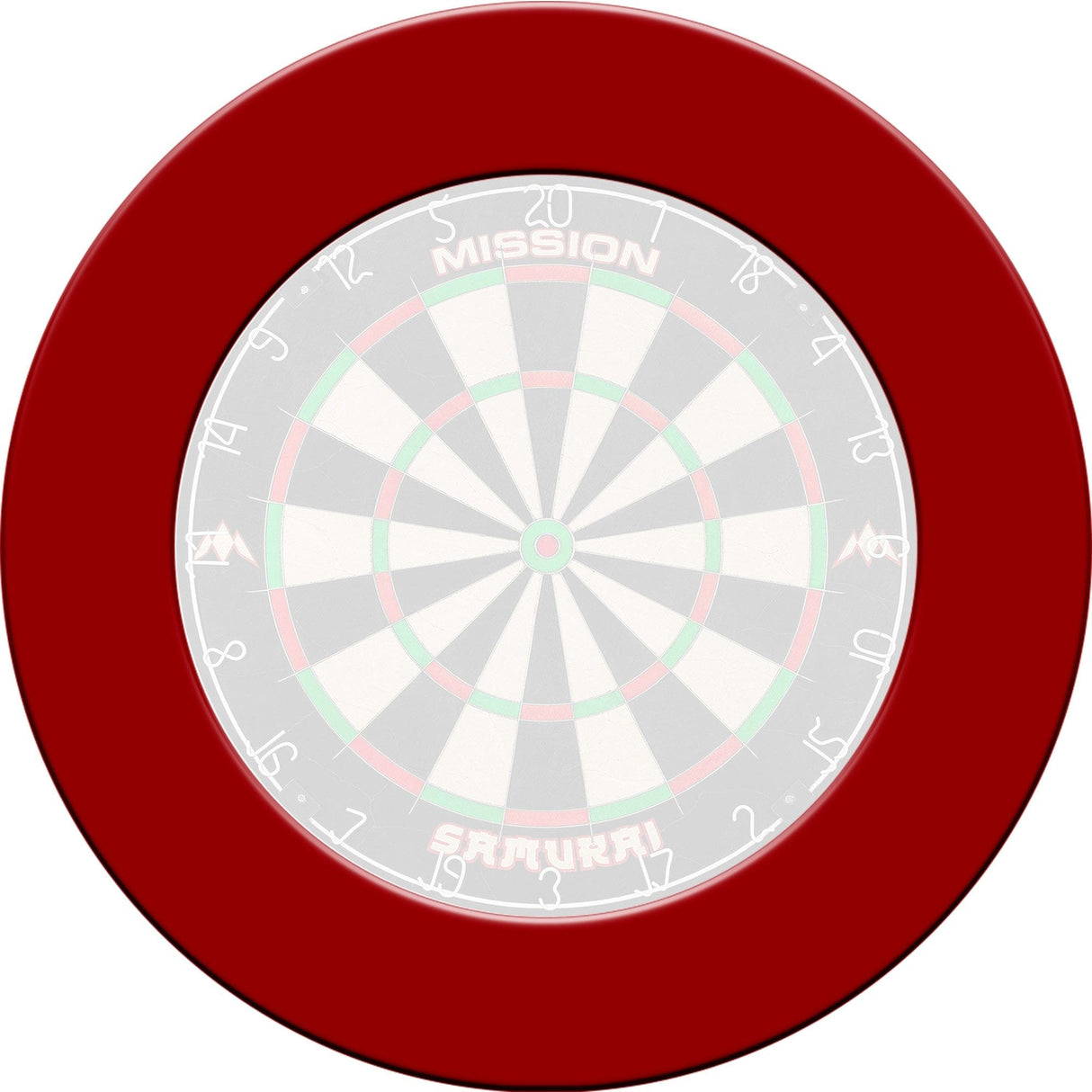 *Mission Dartboard Surround - Pro - Heavy Duty - Plain Red