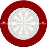 Mission Dartboard Surround - Pro - Heavy Duty - with Logo Red