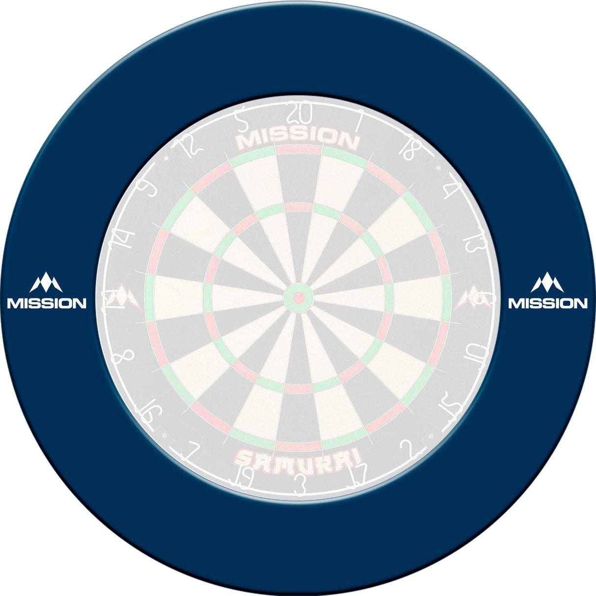 Mission Dartboard Surround - Pro - Heavy Duty - with Logo Blue