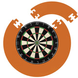 Designa Dartboard Surround - Jigsaw - Lightweight - Plain Orange