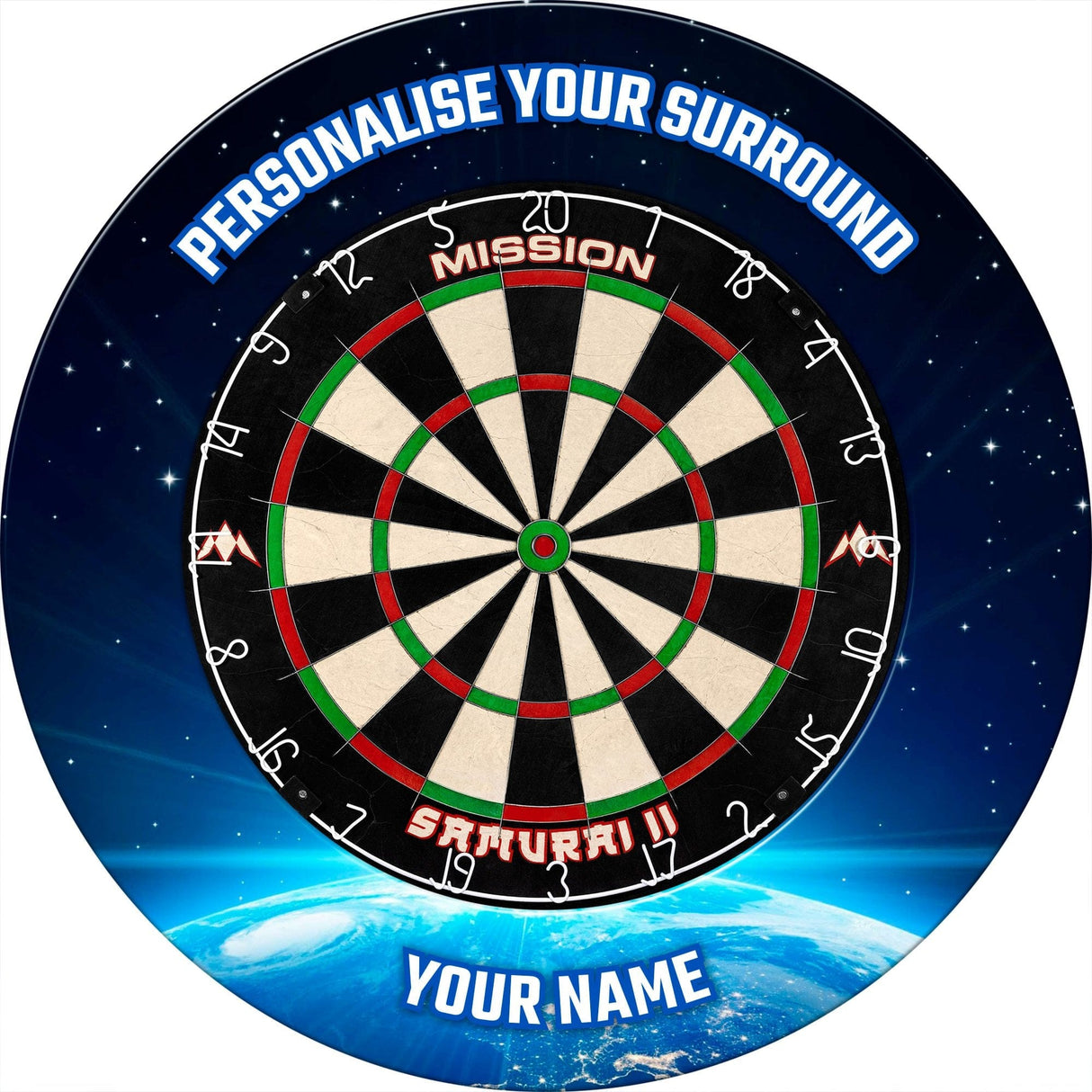 Mission Dartboard Surround - Heavy Duty - Design Collection - Earth