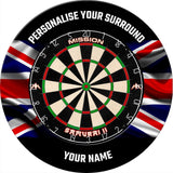 Designa Dartboard Surround - Design Collection - Heavy Duty - Union Jack 2