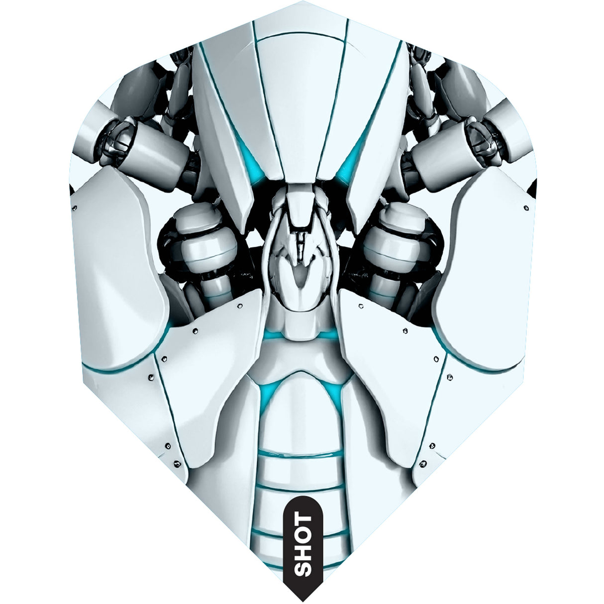 Shot AI Dart Flights - 100 Mikron - Standard No6 - Scorpula