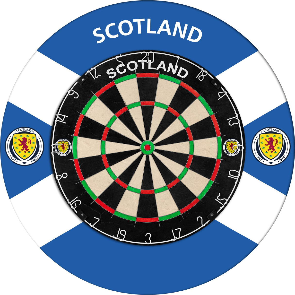 Scotland Football Dartboard Surround - Official Licensed - S2 - Blue