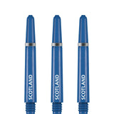 Scotland Football Nylon Shafts - Dart Stems with Springs - Blue - Medium Tweenie