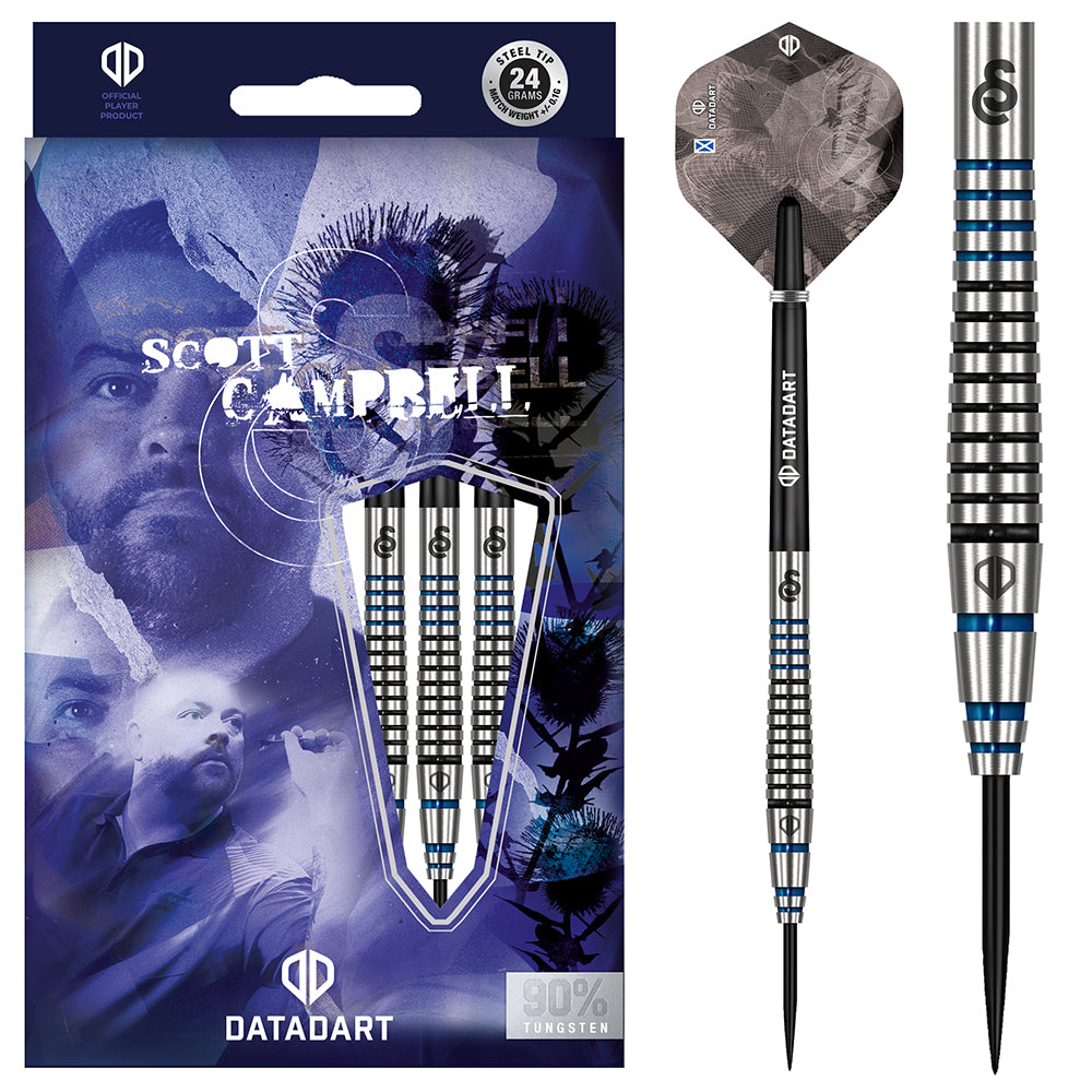 Datadart Scott Campbell Darts - Stahlsptize - 90% Tungsten