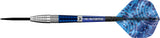 Mission Archie Self Darts - Stahlspitze - 90% Tungsten - Blau & Silber