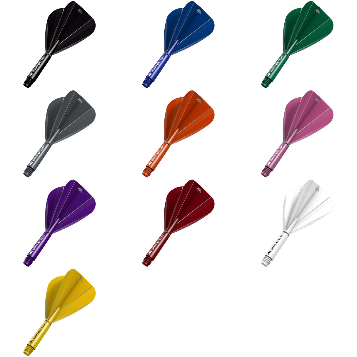 Mission Shade Kite Dart Flights Combo mit Griplock-Schäften