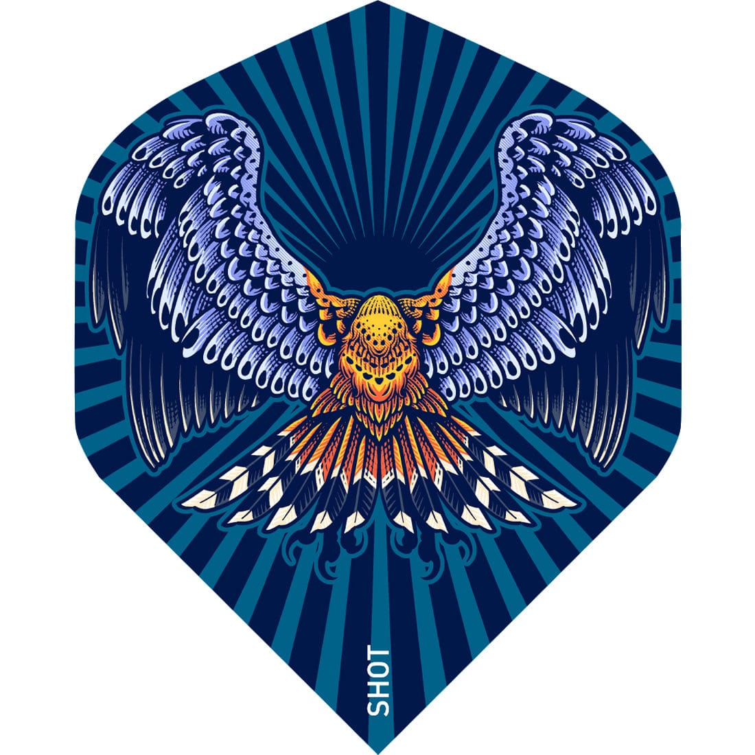 Shot Birds of Prey Dart Flights - 100 Micron - Std - No2 - Kestrel