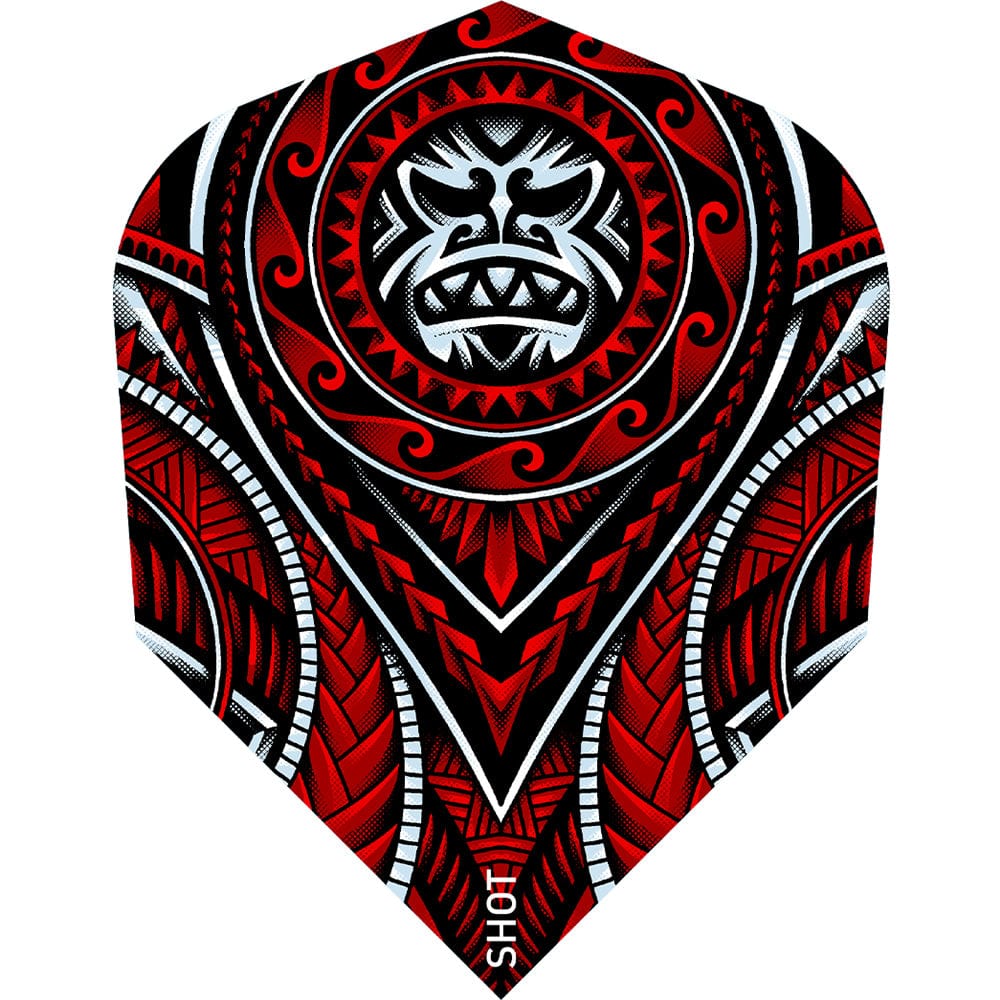 Shot Tribal Weapon Dart Flights - Std - No6 - Savage