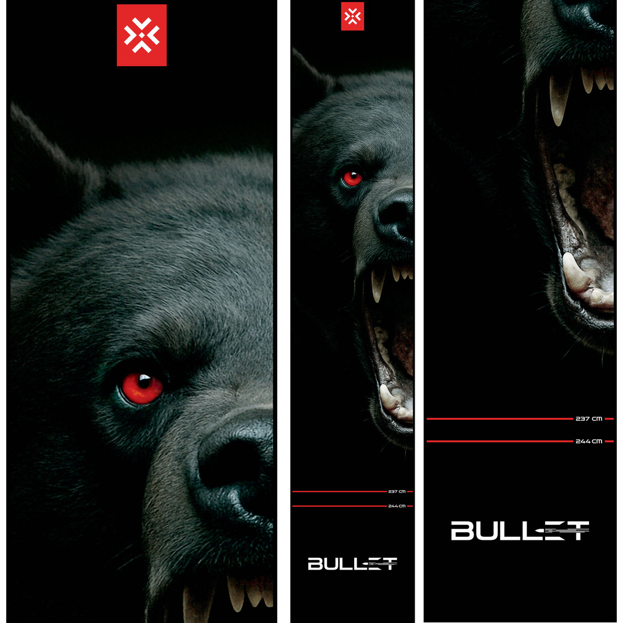 Bullet Animal Darts Mat - Teppich - 300 x 60cm