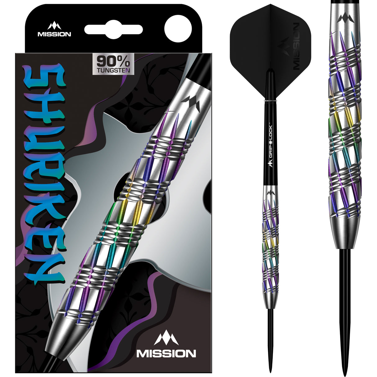 Mission Shuriken Darts - Stahlspitze - 90% Tungsten