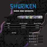 Mission Shuriken Darts - Stahlspitze - 90% Tungsten