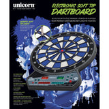 Unicorn Electronic Dartboard - Soft Tip Board with LED Display - 2 sets of darts