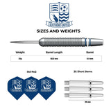 *Southend United FC - Official Licensed - Steel Tip Darts - Brass - 22g 22g