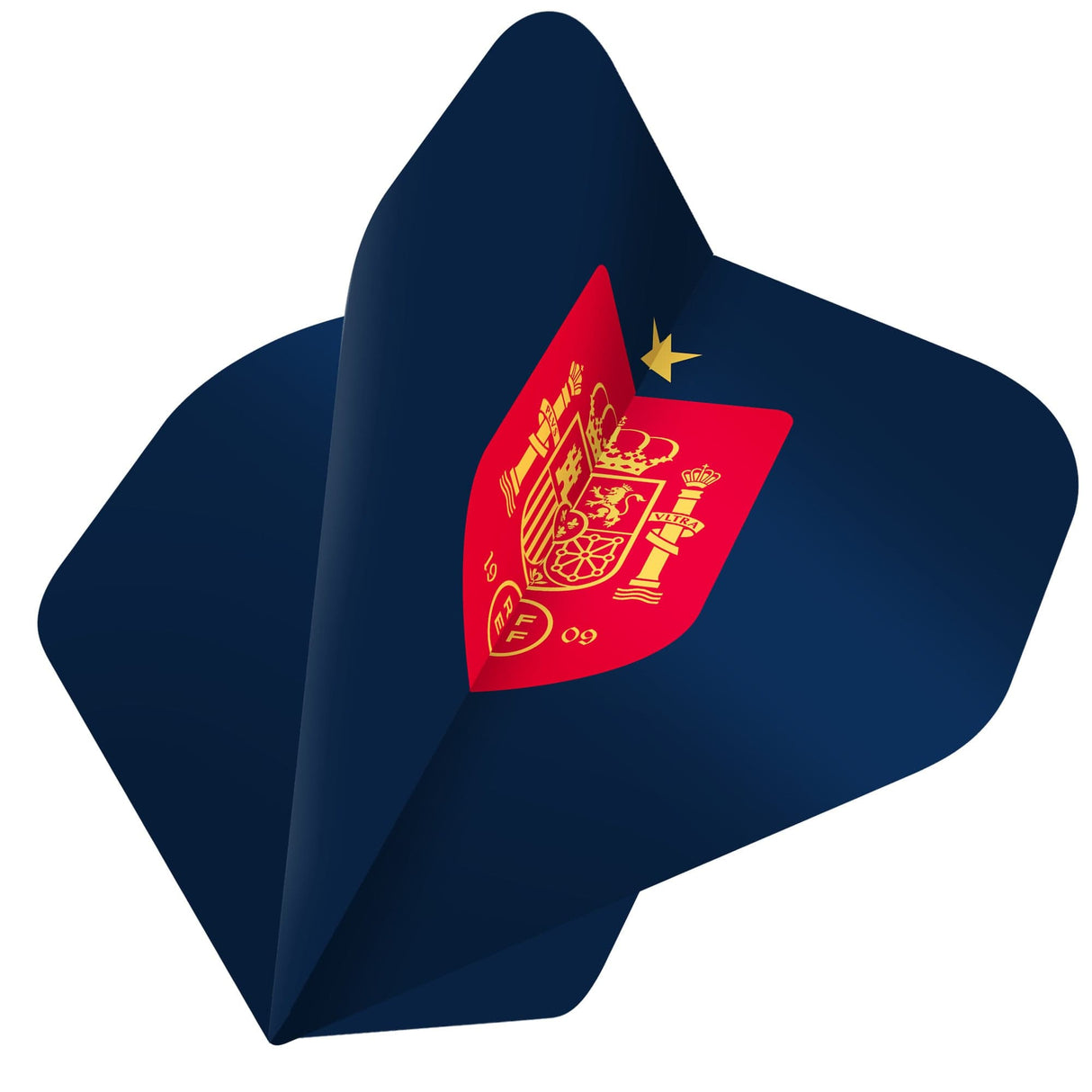 *Espana Football Dart Flights - Official Licensed - 100 Micron - No2 - Std - F2 - Spain - Blue