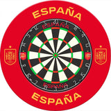 Espana Football Dartboard Surround - Official Licensed - S1 - Spain - Yellow Crest