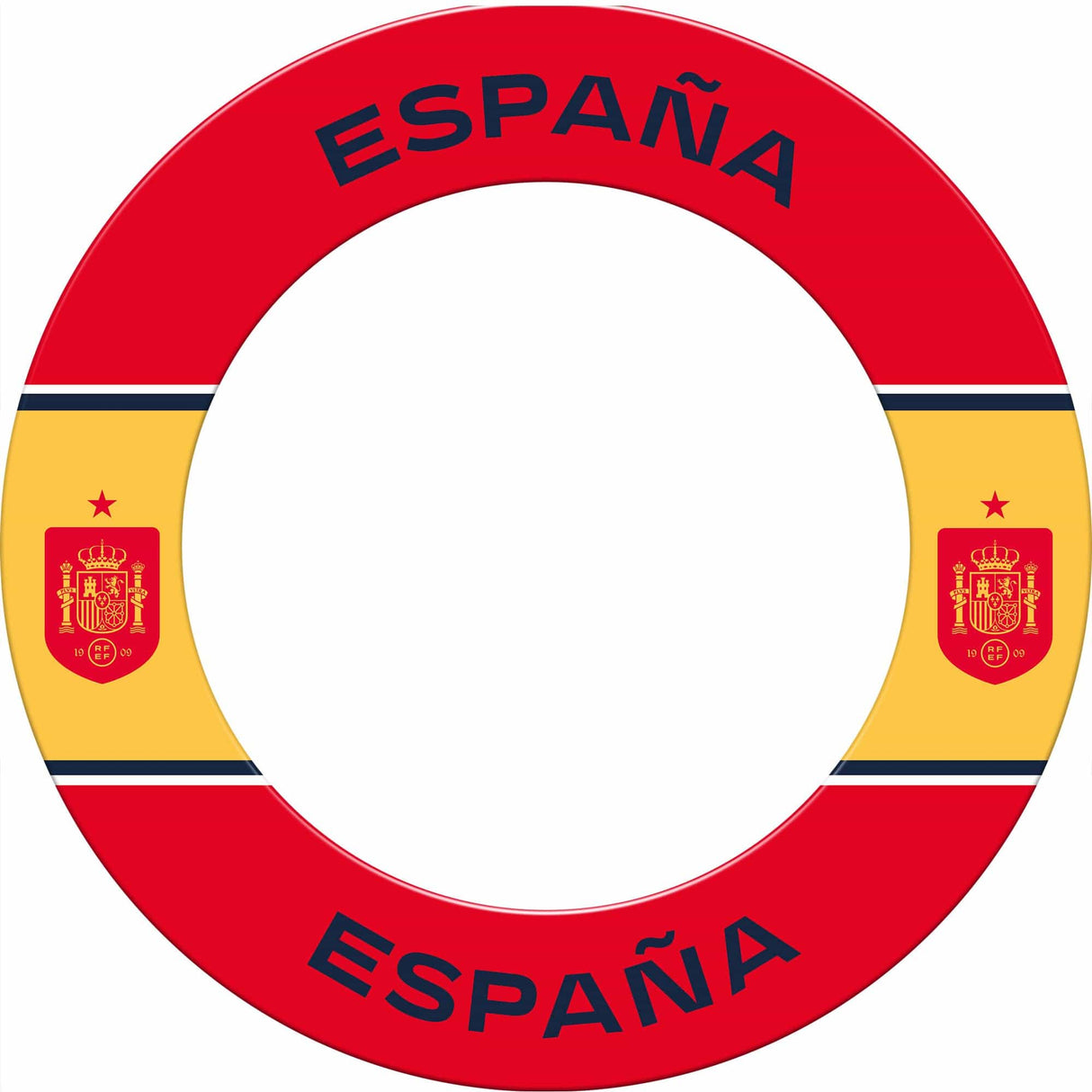 Espana Football Dartboard Surround - Official Licensed - S2 - Spain - Red & Yellow