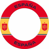 Espana Football Dartboard Surround - Official Licensed - S2 - Spain - Red & Yellow