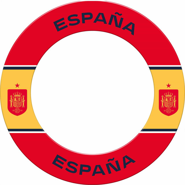 Espana Football Dartboard Surround - Official Licensed - S2 - Spain - Red & Yellow