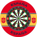 Espana Football Dartboard Surround - Official Licensed - S2 - Spain - Red & Yellow
