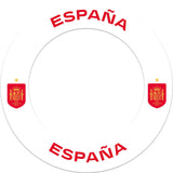 Espana Football Dartboard Surround - Official Licensed - S3 - Spain - White - Red Crest