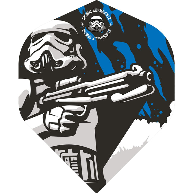 Original StormTrooper Dart Flights - Official Licensed - No2 - Std - Storm Trooper - Holding Gun