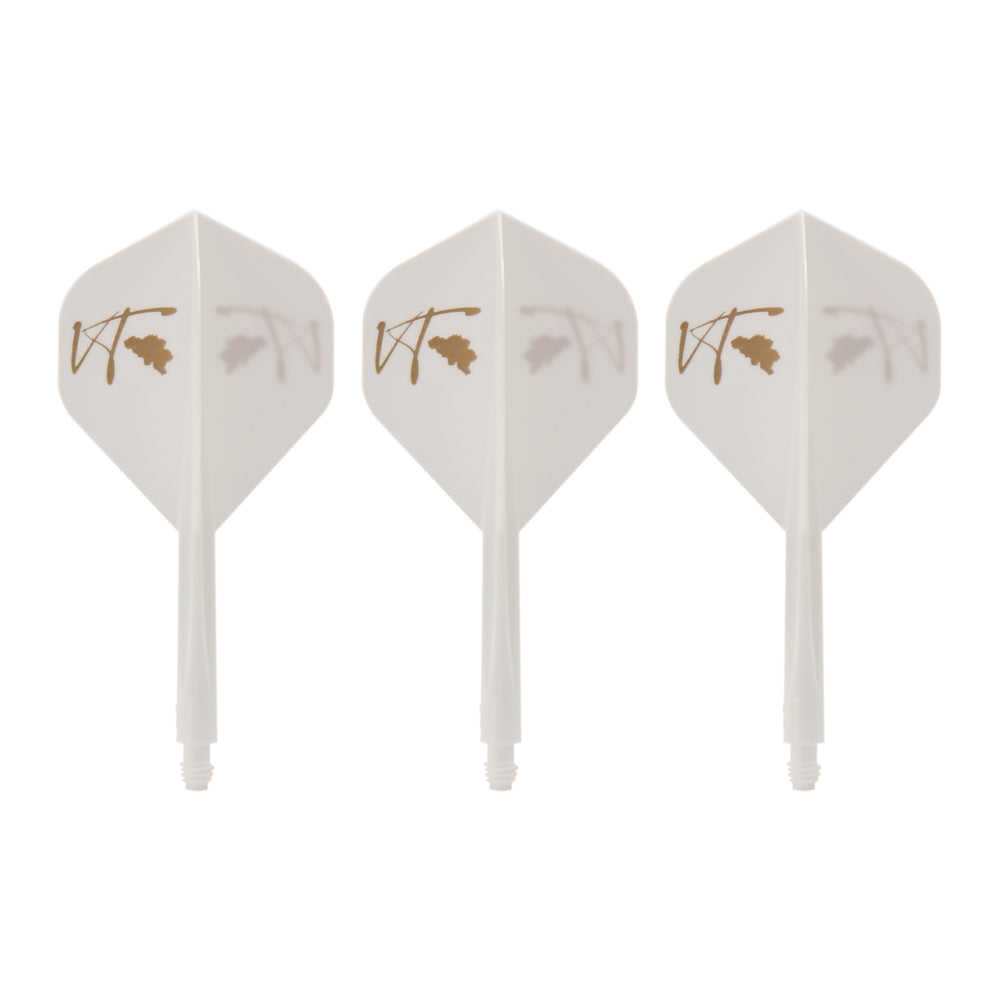 Condor AXE Dart Flights - Timothy Verbrugghe - Standard - Weiß