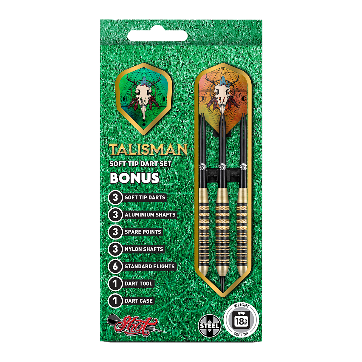Shot Talisman Darts - Welche Spitze - Steel - 18g