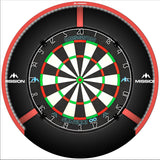 Mission Torus 270 Dartboard Lighting - Bright White Light Red