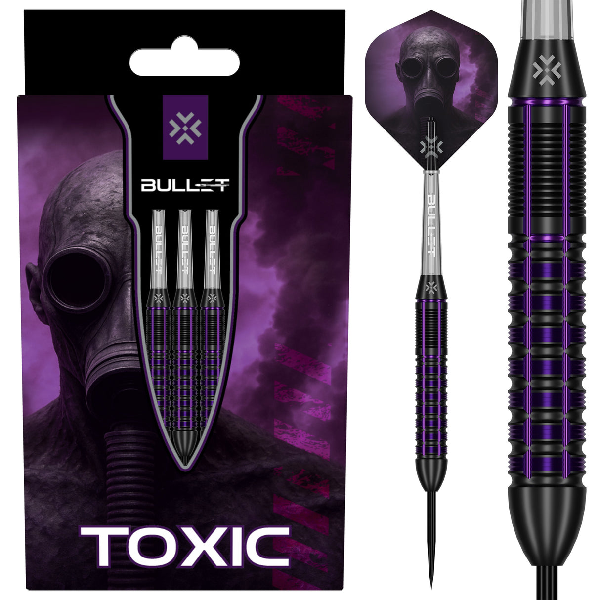 Bullet Toxic Darts - Stahlspitze - Messing
