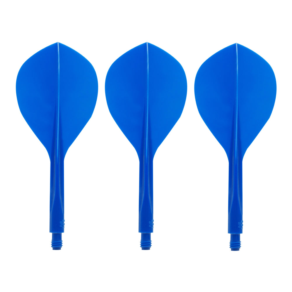 Condor AXE120 Dart Flights - Tropfenform - Blau