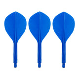 Condor AXE120 Dart Flights - Tropfenform - Blau