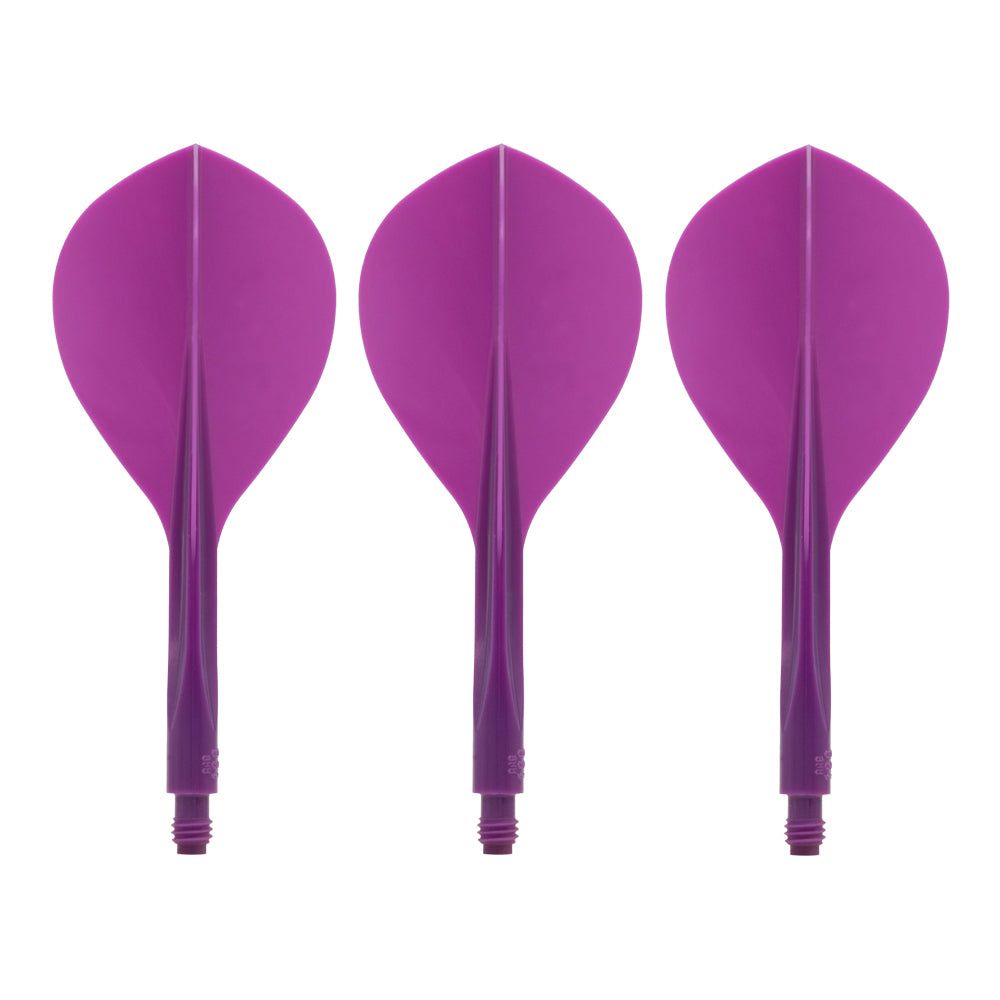 Condor AXE120 Dart Flights - Tropfenform - Lila