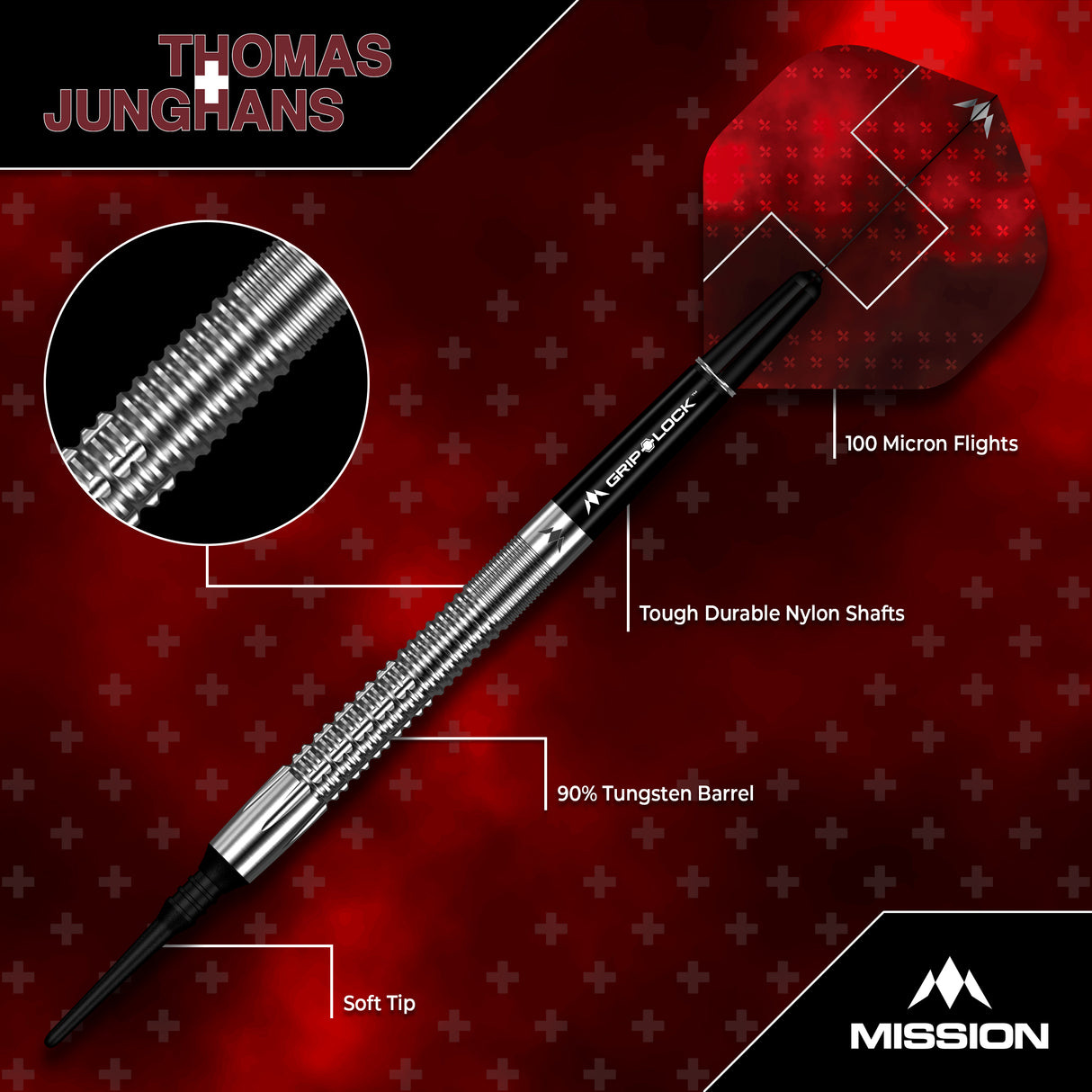 Mission Thomas Junghans Darts - Welche Spitze - 90% Tungsten