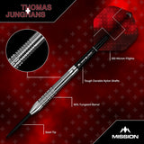 Mission Thomas Junghans Darts - Stahlspitze - 90% Tungsten
