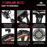 Mission Torus 270 - Dartboard-Beleuchtung - USB-C