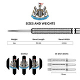 Newcastle United FC – Offiziell lizenziert – Steeldarts – Wolfram – 24 g