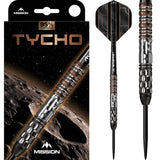 Mission Tycho Darts - Stahlspitze - 95% Tungsten - Schwarz & Bronze PVD