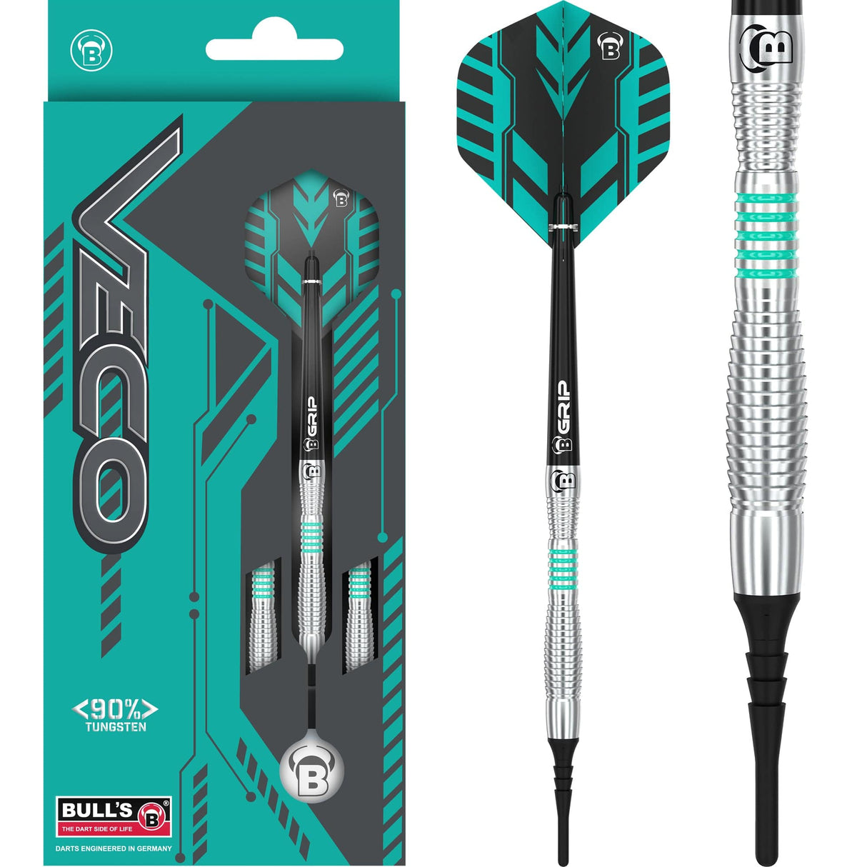 BULL'S Veco Darts - Welche Spitze - 90% Tungsten - V1 - 18g