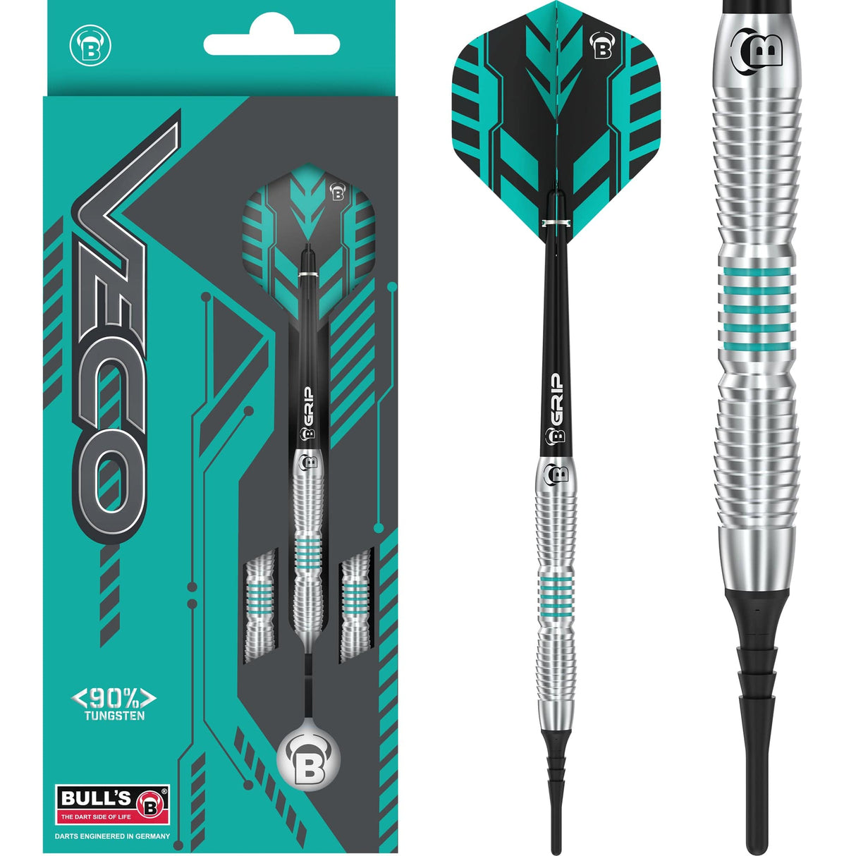 BULL'S Veco Darts - Welche Spitze - 90% Tungsten - V3 - 18g