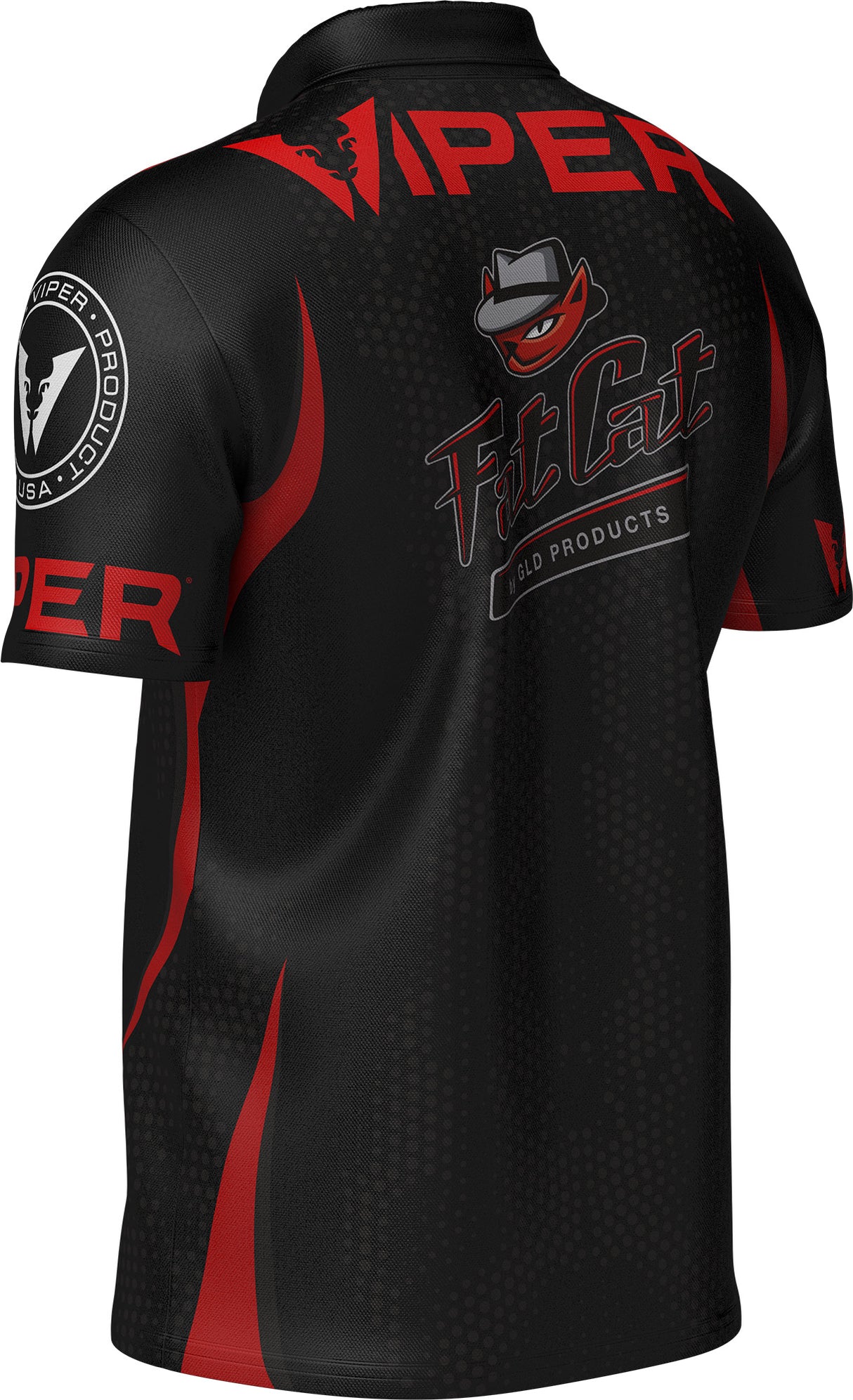 Viper Dart Shirt - Logo - Schwarz & Rot